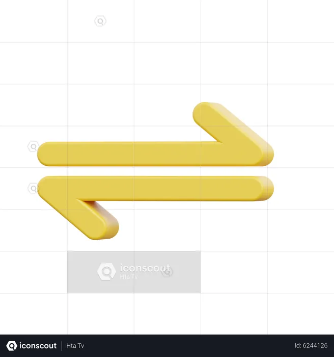 Transfer arrow  3D Icon