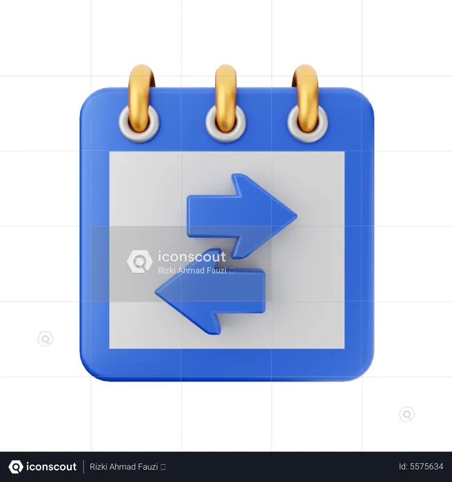 Transfer Calendar  3D Icon