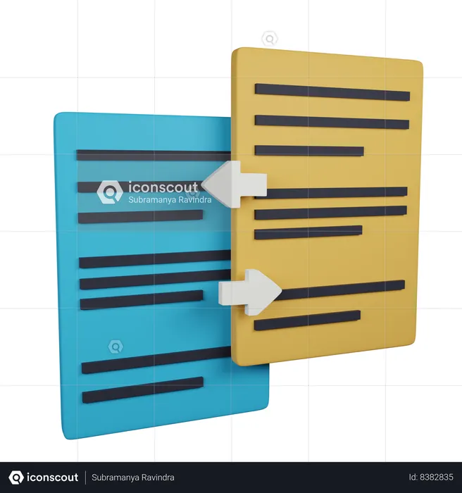 Transfer File  3D Icon