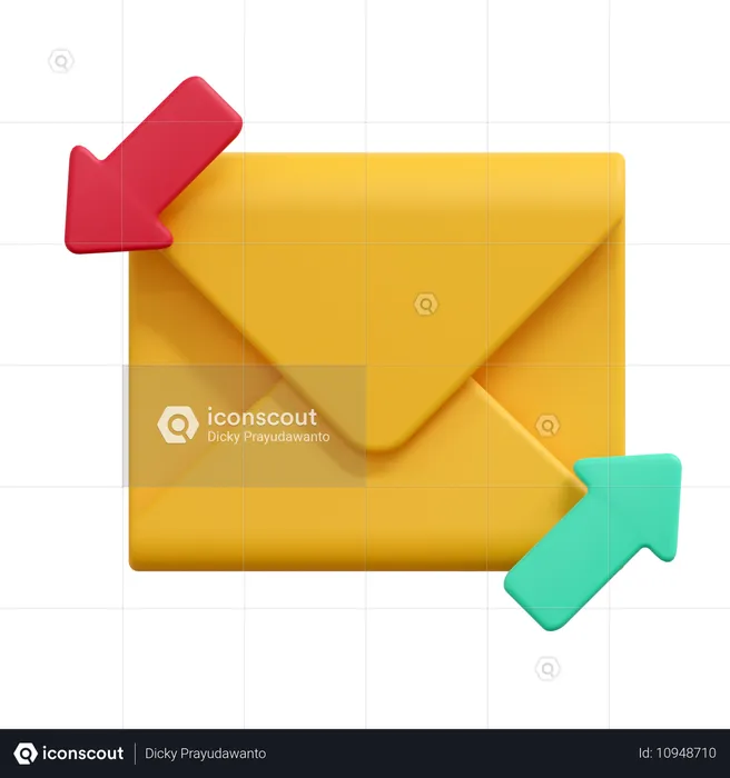 Transfer Message  3D Icon