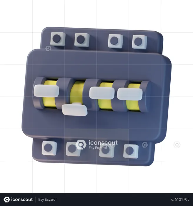 Transfer Switch  3D Icon