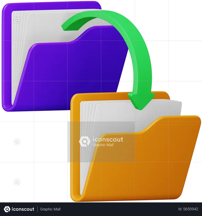 Transferir  3D Icon