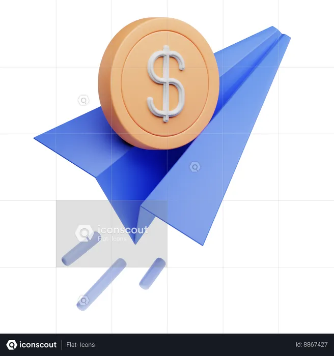 Transferencia de dinero  3D Icon