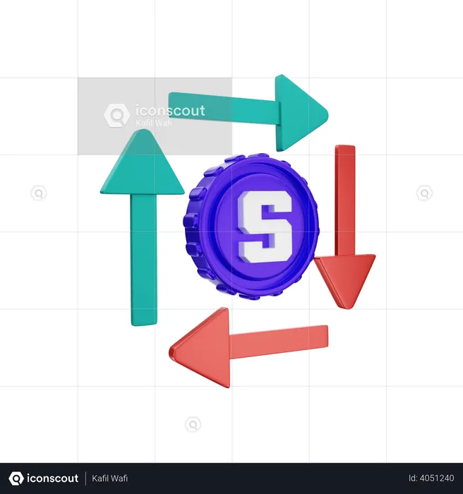 Transferir caja de arena  3D Illustration