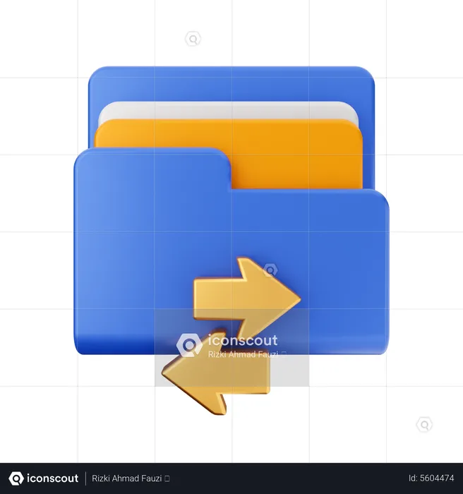 Transferir archivo  3D Icon