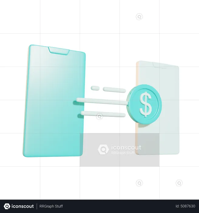Transferir dinero  3D Icon