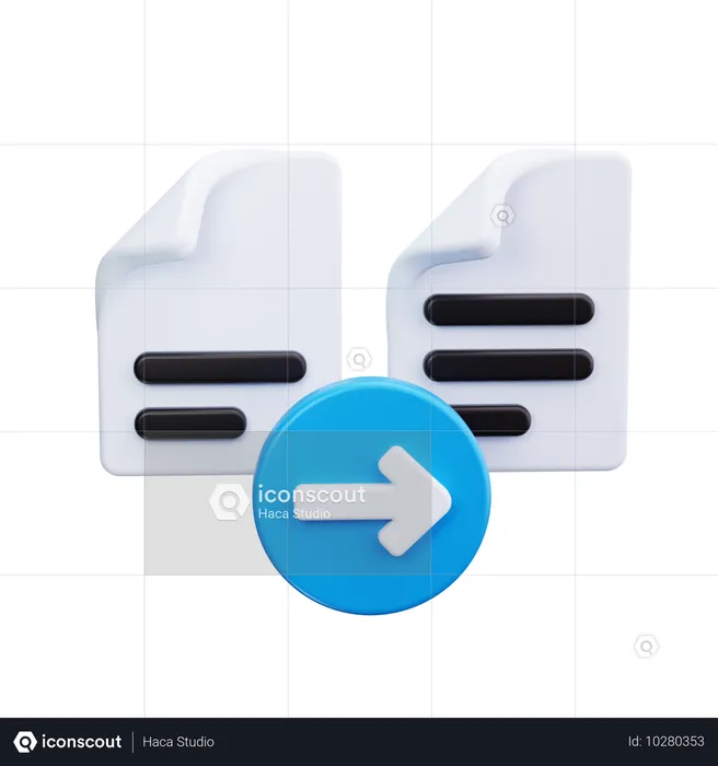 Transfert de fichier  3D Icon