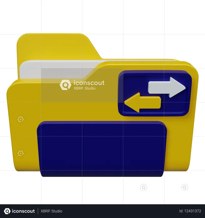 Transfert de fichier  3D Icon