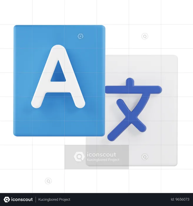 Translator  3D Icon