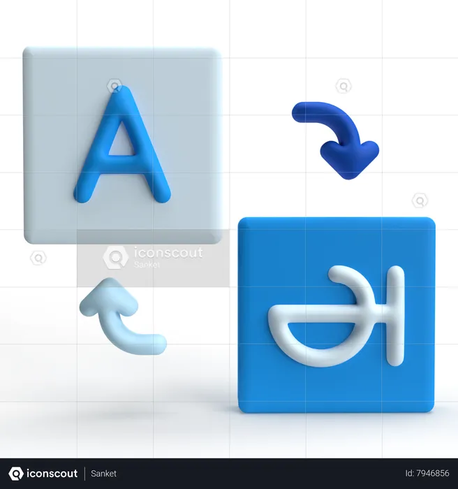 Translator  3D Icon