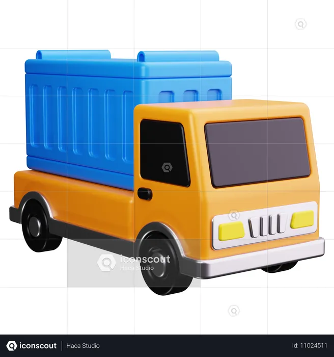 Transport de marchandises  3D Icon