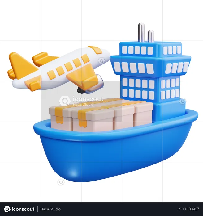 Le transport de l'eau  3D Icon