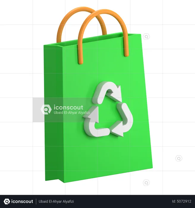 Trash Bag  3D Icon