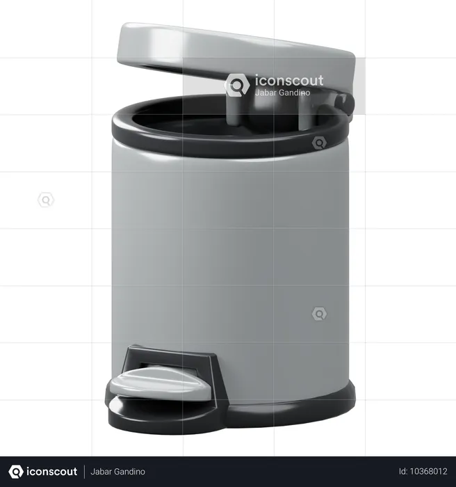 Trash Bin  3D Icon