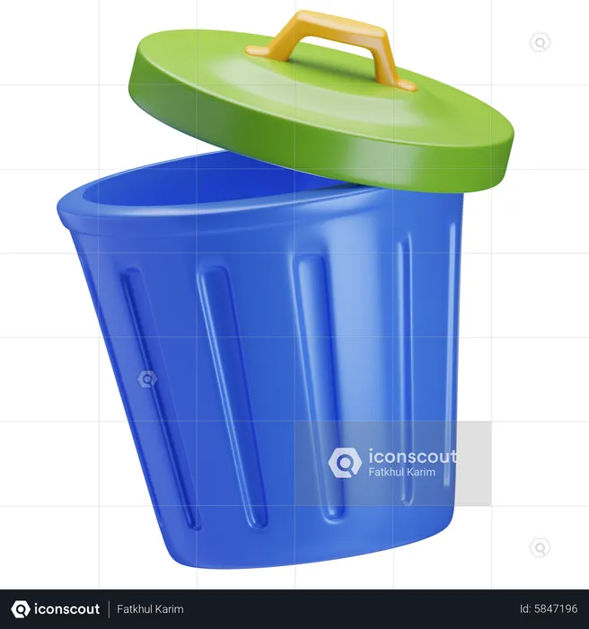 Trash bin  3D Icon