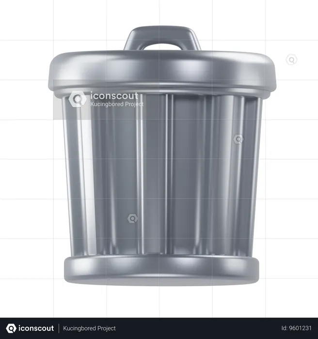 Trashcan  3D Icon