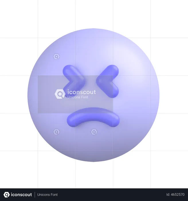 Traurig Emoji 3D Icon