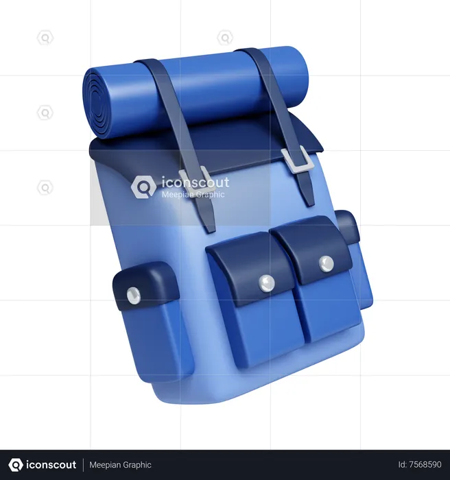 Travel Bag  3D Icon