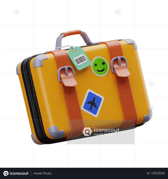 Travel Bag  3D Icon