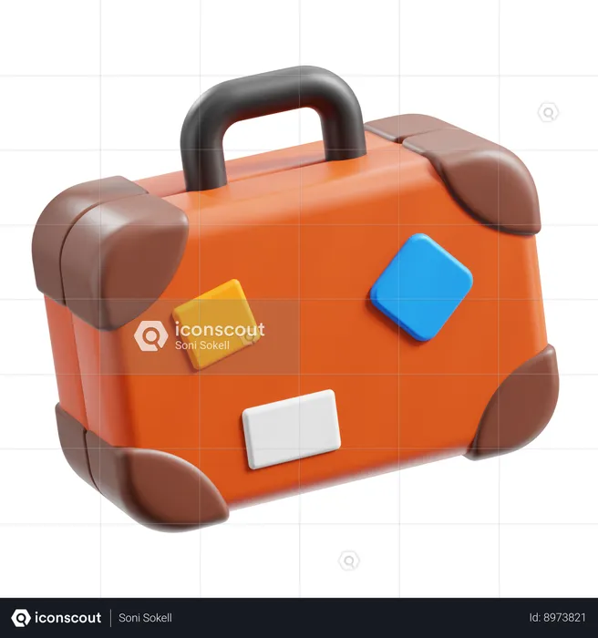 Travel Bag  3D Icon