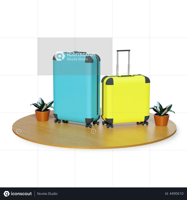 Travel bag  3D Illustration