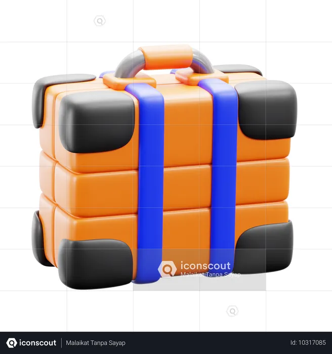 Travel Briefcase  3D Icon