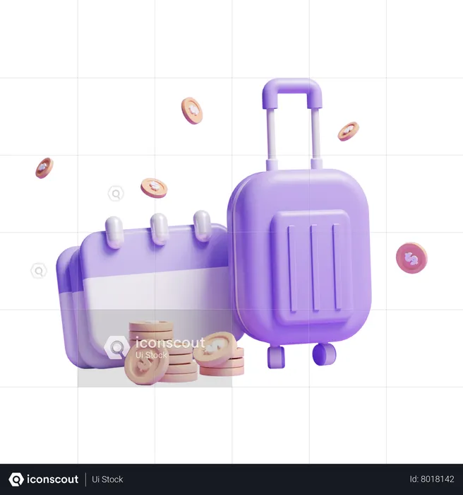 Travel Budget  3D Icon