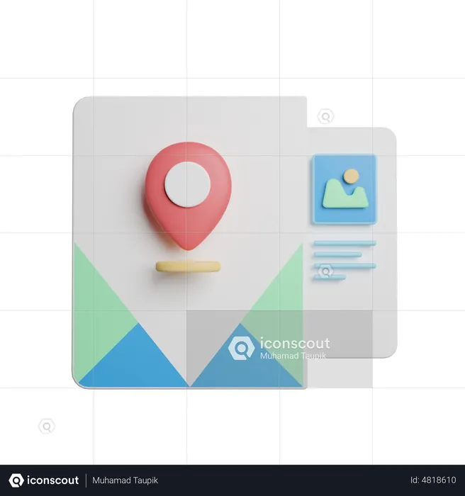 Travel Guide  3D Icon