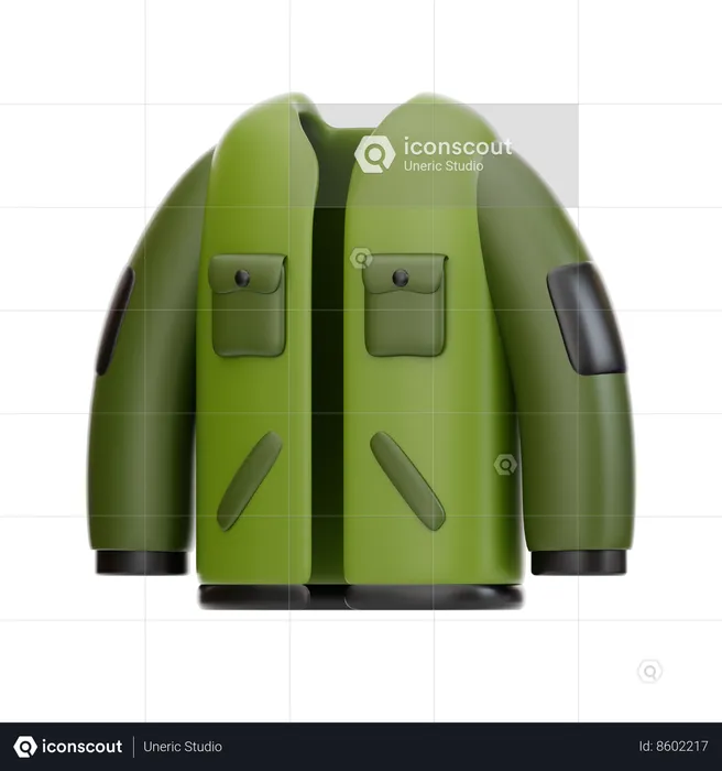 Travel Jacket  3D Icon