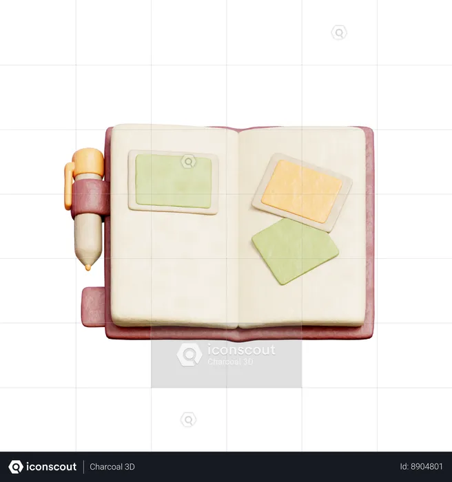 Travel Journal  3D Icon