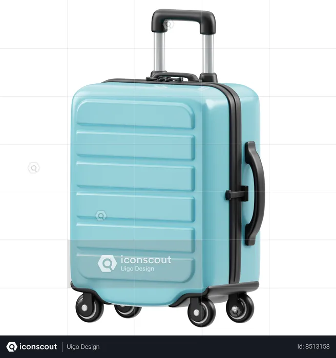 Travel Luggage  3D Icon