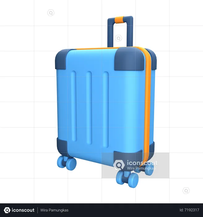 Travel Luggage  3D Icon