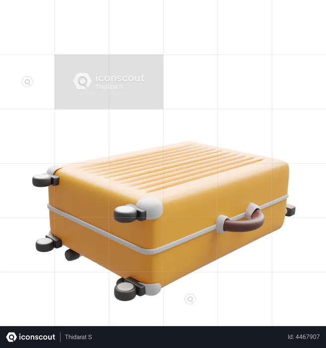 Travel Luggage  3D Illustration