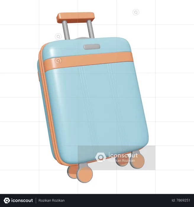 Travel Suitcase  3D Icon