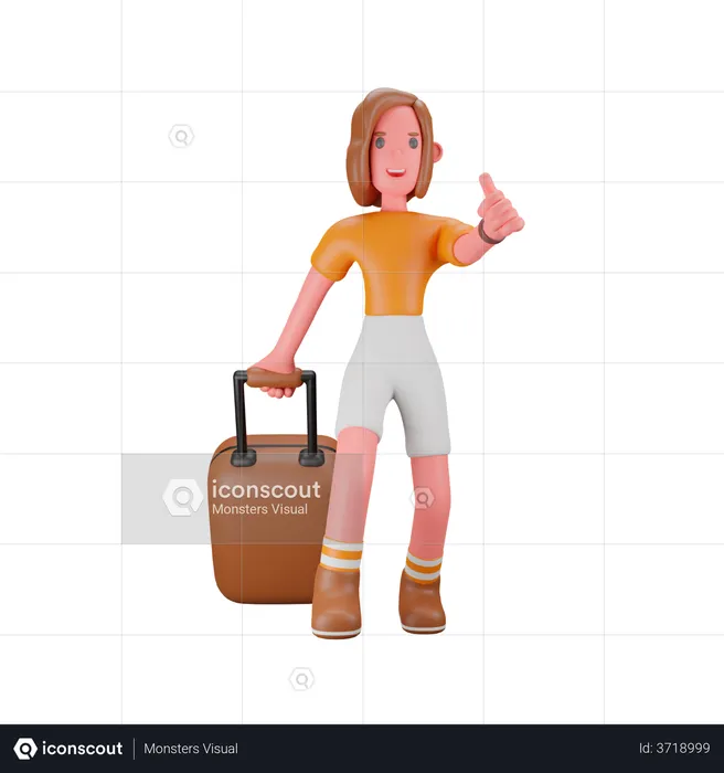 Traveler  3D Icon