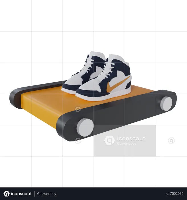 Treadmill  3D Icon