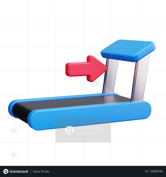 Treadmill  3D Icon