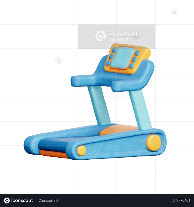 Treadmill  3D Icon