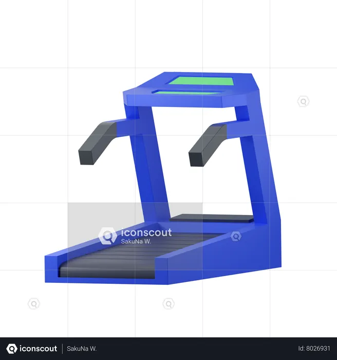 Treadmill  3D Icon