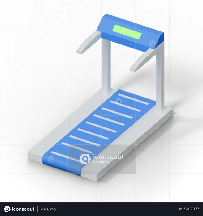 Treadmill  3D Icon