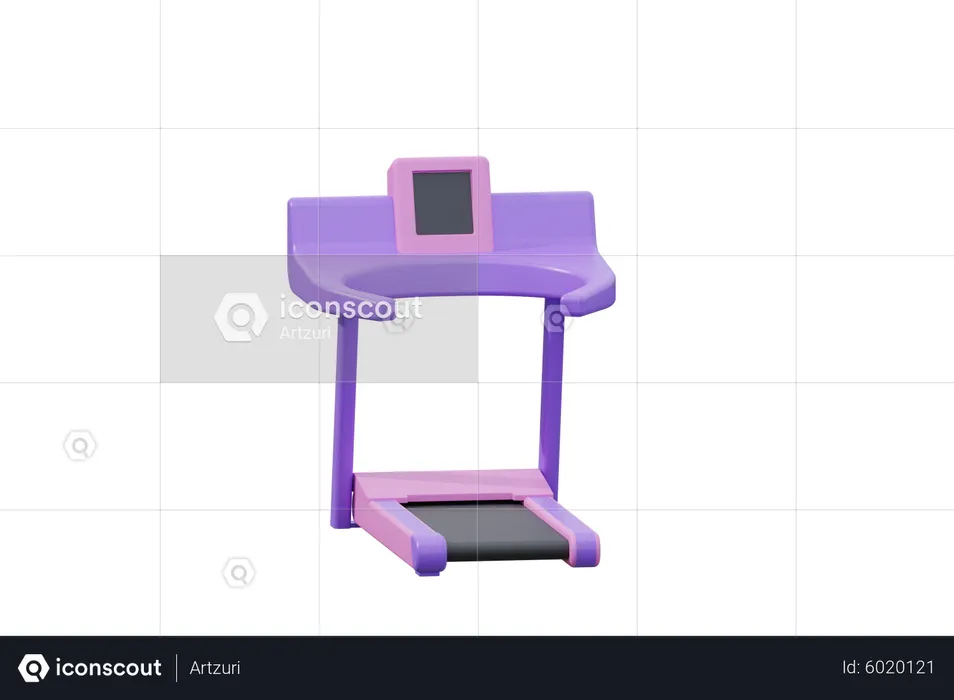 Treadmill  3D Icon