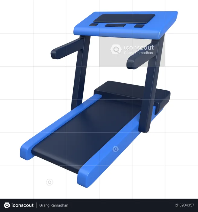 Treadmill  3D Illustration