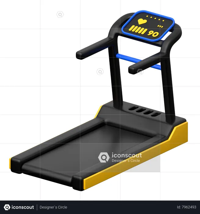 Treadmill  3D Icon