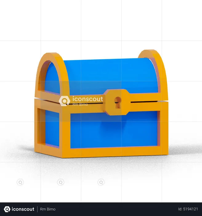 Treasure Box  3D Icon