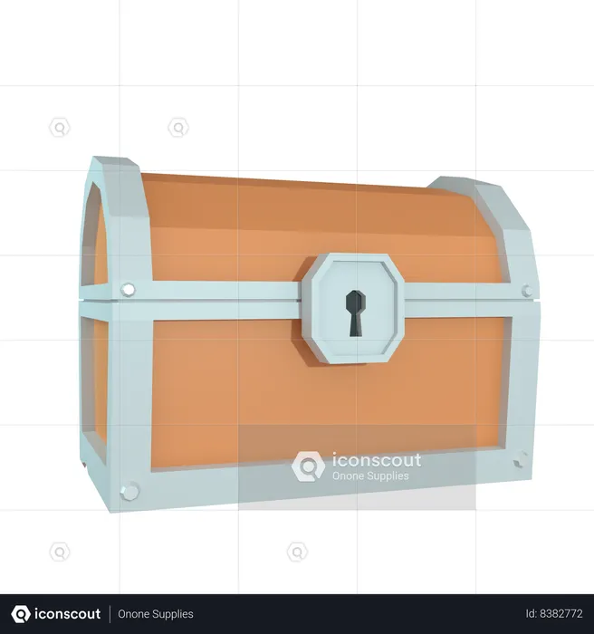 Treasure Box  3D Icon