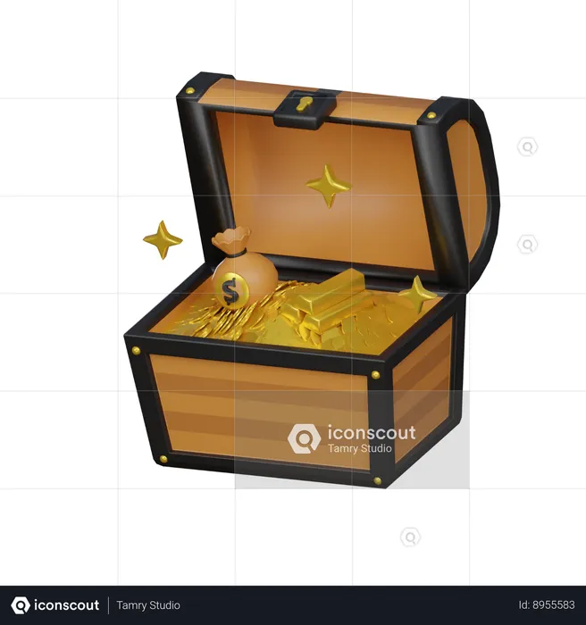 Treasure Chest  3D Icon