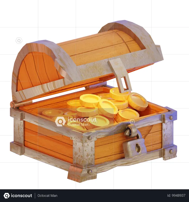 Treasure Chest  3D Icon