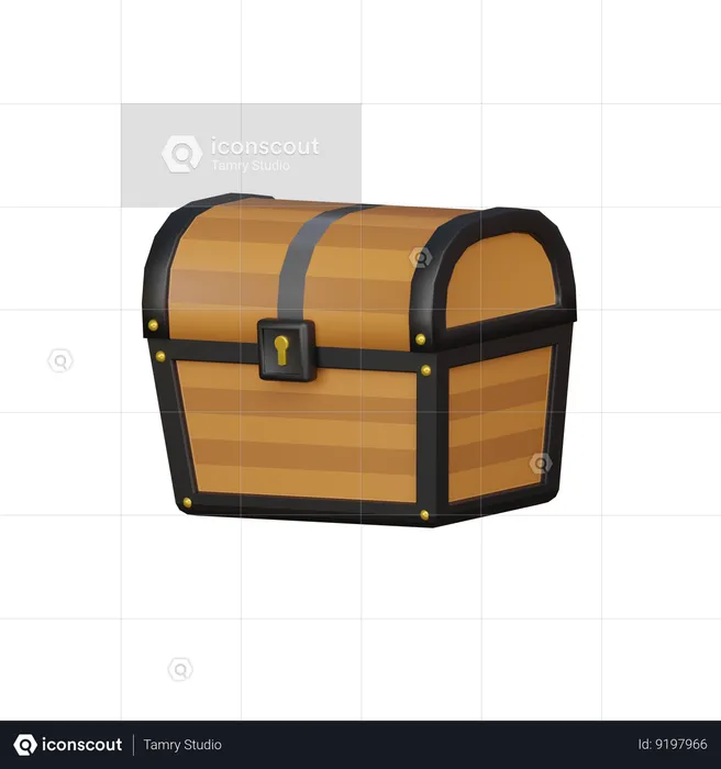 Treasure Chest  3D Icon