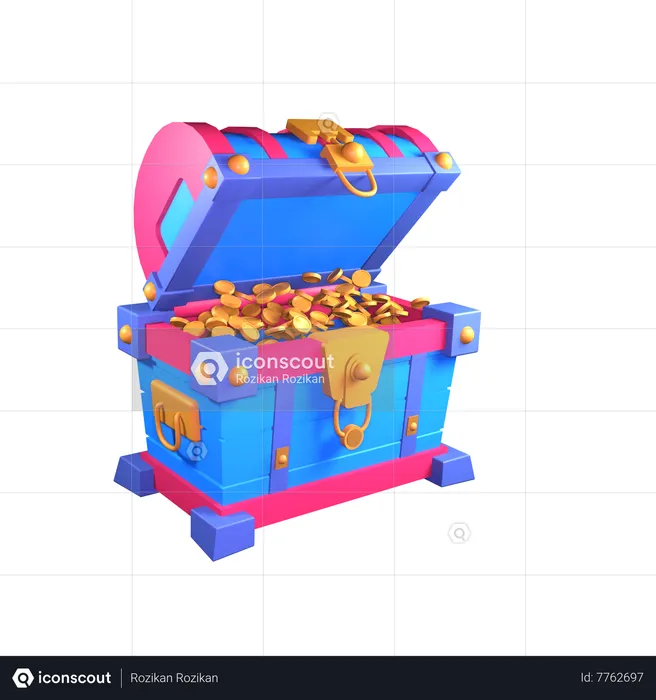 Treasure Chest  3D Icon