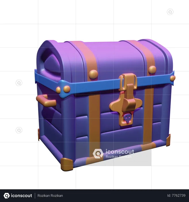 Treasure Chest  3D Icon